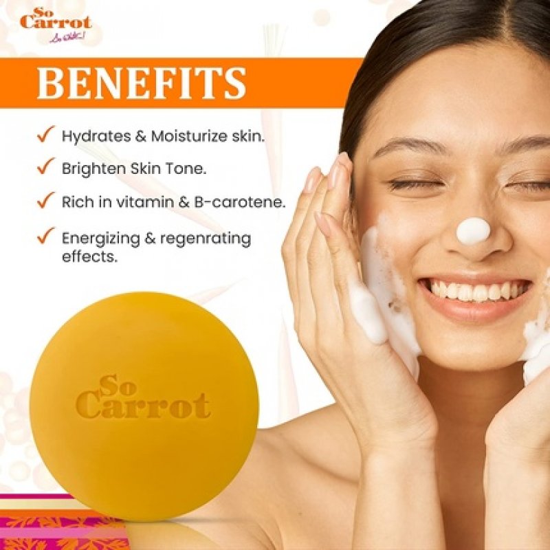 Fair and White So Carrot Exfoliating Soap 200g