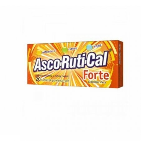 Ascorutical Forte 20 Tablets Vitamin C Immunity Protection Against Infections