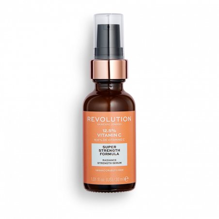 Revolution Skincare London 12.5% Vitamin C Serum Illuminates and Brightens Skin Tone Fragrance Free 30ml