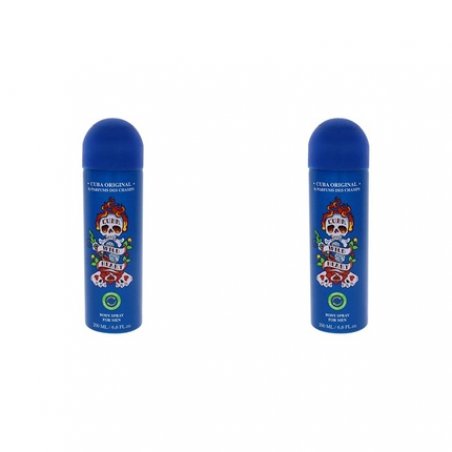 Cuba Original by Parfums Des Champs Wild Heart Men Body Spray 6.6 oz