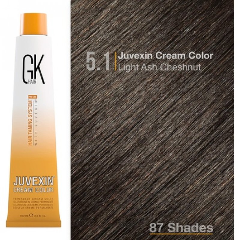 GK HAIR Global Keratin Professional Hair Color Cream Tube 3.4 Fl Oz/100ml Nourishing & Cleansing Colors for Styling
