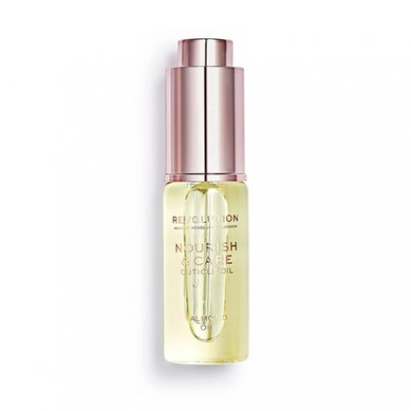 Makeup Revolution Nourish & Care Cuticle Oil for Nail Care with Almond Oil & Vitamin E 0.5fl.oz/15ml