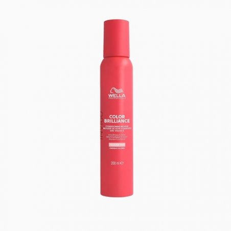 Wella Professionals Invigo Color Brilliance Vitamin Conditioning Mousse Leave-in Conditioner with Vitamin E 200ml