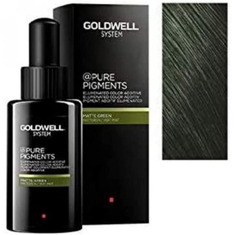 Goldwell Pure Permanent Hair Color Pigments Matte Green 50ml
