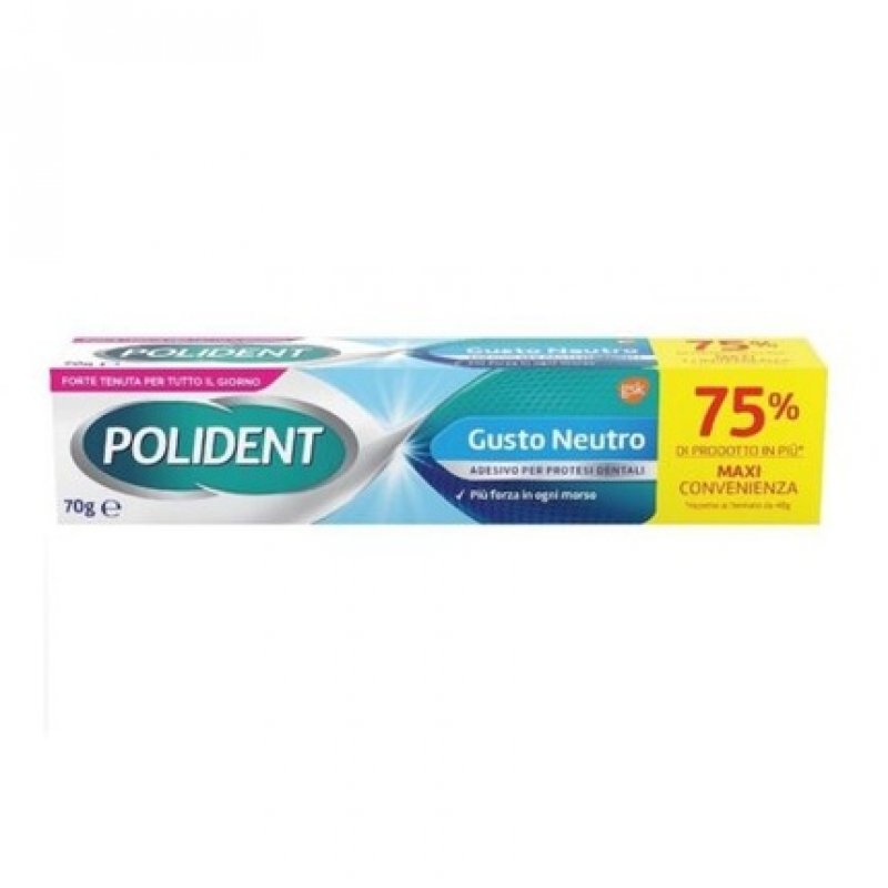 Polident Neutral No-Dental Prosthesis Adhesive 70g