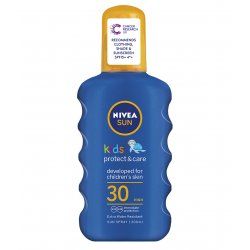 Nivea Sun Spf30 Spray For Children, Durable, Water Resistant, 200ml