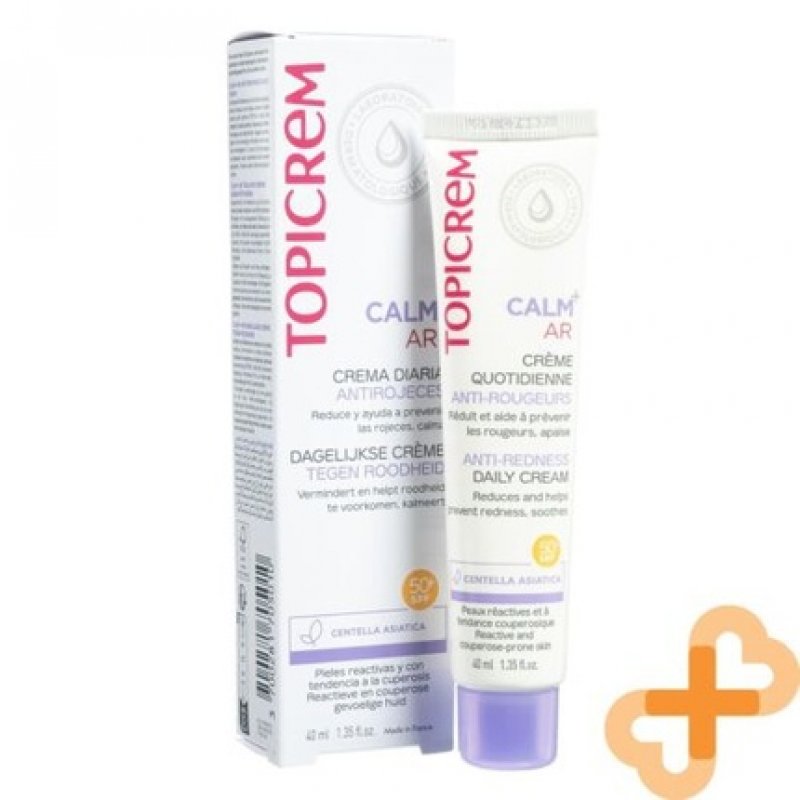 Topicrem Calm AR Anti-Redness Daily Cream 40ml SPF50 Soothing Couperose