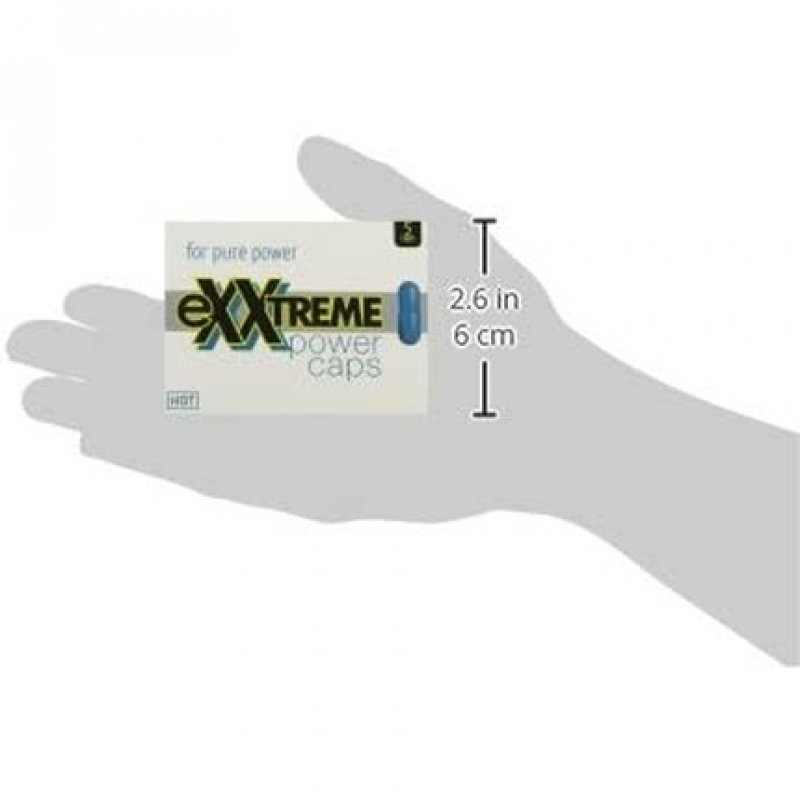 HOT eXXtreme Power Capsules Potency Enhancer for Men with Cardamom and Guarana 2 Capsules