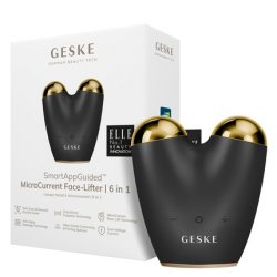 GESKE SmartAppGuided MicroCurrent Face-Lifter 6 in 1 Facial Lifting Face & Jawline Trainer Anti Aging Device