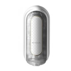 Tenga Flip Zero Pocket masturbator Transparent, White Acrylonitrile butadiene styrene (ABS), Elastomer