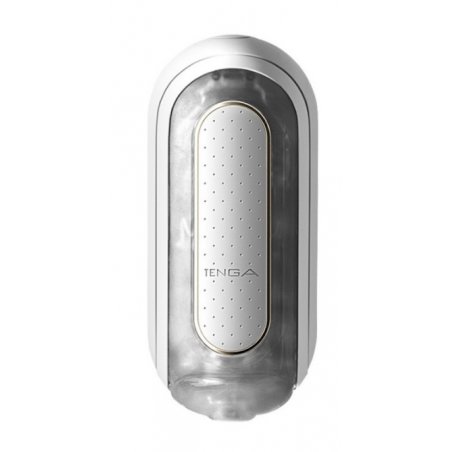 Tenga Flip Zero Pocket masturbator Transparent, White Acrylonitrile butadiene styrene (ABS), Elastomer
