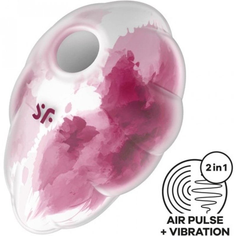 Satisfyer Cloud Dancer 9cm Air Pulse Technology Clitoral Stimulation 2 Separately Controllable Motors 11 Pressure Wave