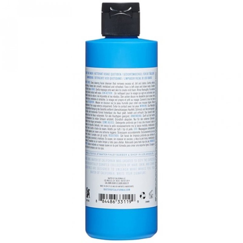 Baxter of California Daily Face Wash for Men All Skin Types Sulfate-Free Fragrance Free