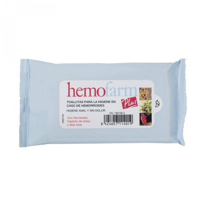 Hemofarm Plus 20 Wipes