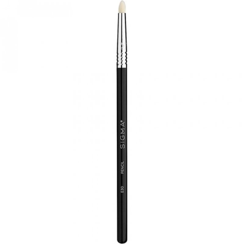 Sigma Beauty Professional E30 Pencil Eye Makeup Brush with SigmaTech Fibers - Vegan and Hypoallergenic