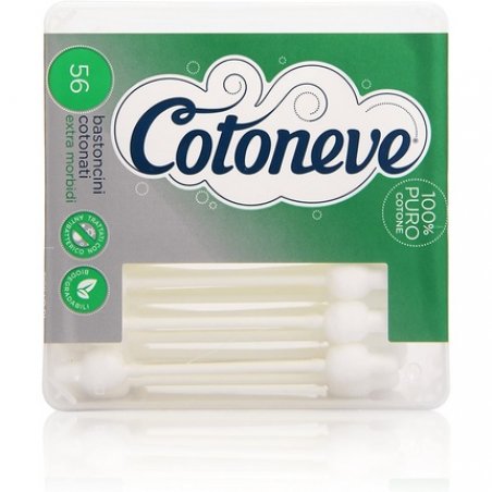 Cotoneve Extra Soft 100% Pure Cotton Buds 56 Sticks