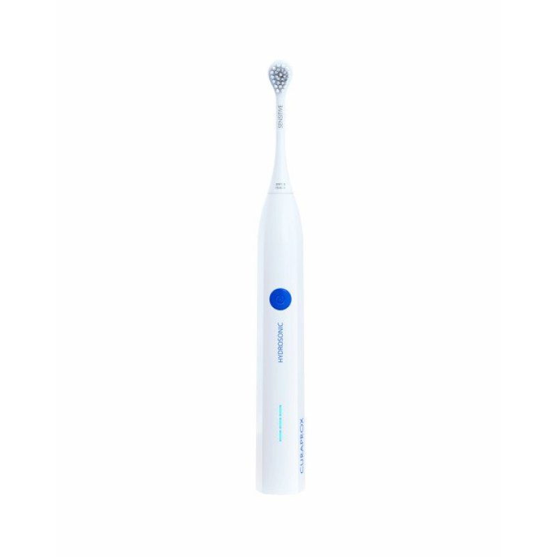 Curaprox Hydrosonic Easy Toothbrush Electric Toothbrush for Adults with 3 Cleaning Levels