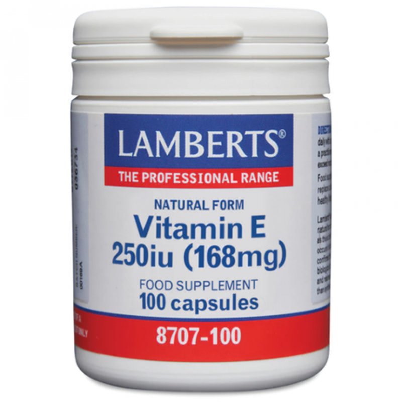 Lamberts Vitamin E 250iu 100 Capsules