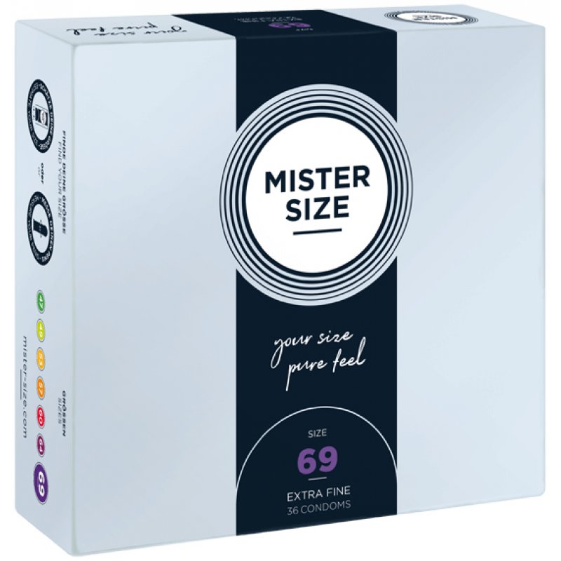 MISTER SIZE Condoms Ultra Thin 69mm - Pack of 36