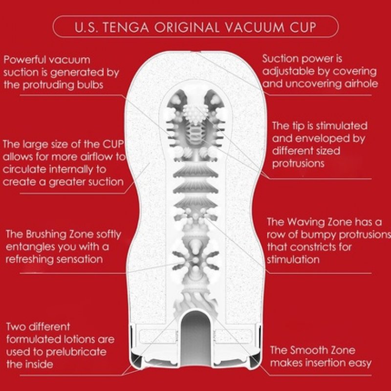 Tenga Original Vacuum Cup Standard Size Multicolor