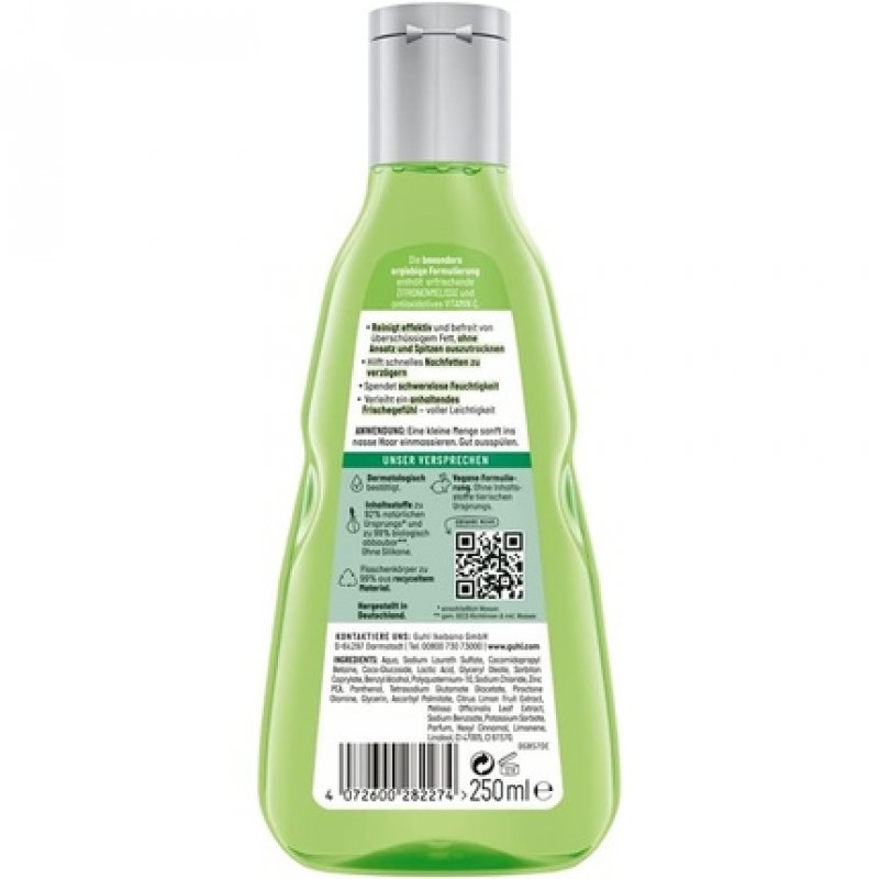 Guhl Fresh & Lightness Anti-Grease Shampoo 250ml