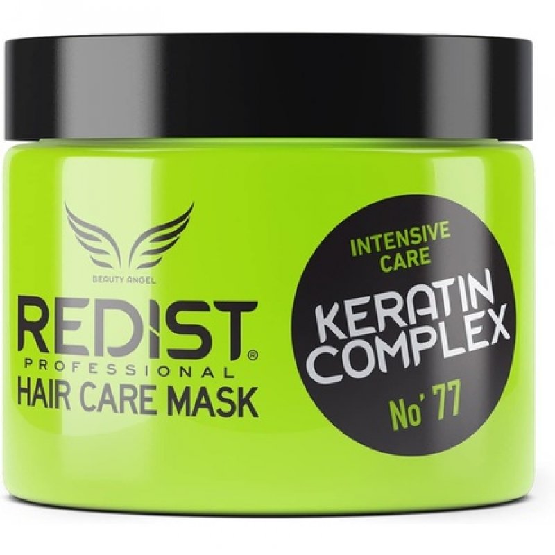 Redist Keratin Hair Mask 500ml Intensive Care for Strengthening and Moisturizing Broken, Dry and Damaged Hair Women's