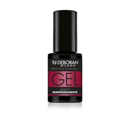 Deborah Milano Professional Semi Permanent Nail Polish 14 Strawberry Red Plumping Long Lasting for Intense and Shiny