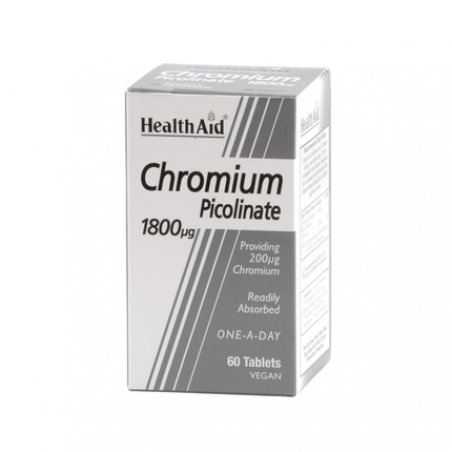 Health Aid Cromo Picolinato 200 Mcg 60 Comp
