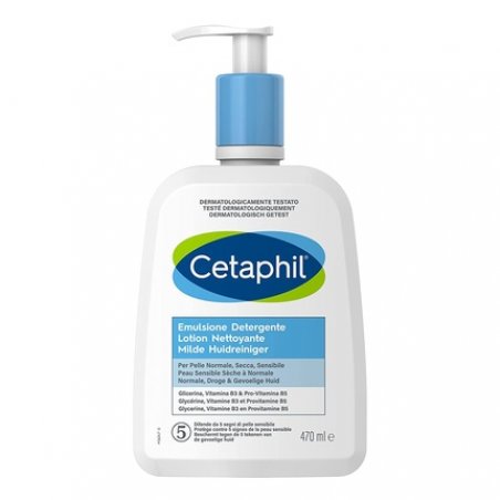 Cetaphil Moisturizing Face and Body Cleanser Emulsion for Sensitive, Dry, and Tolerant Skin - 470ml
