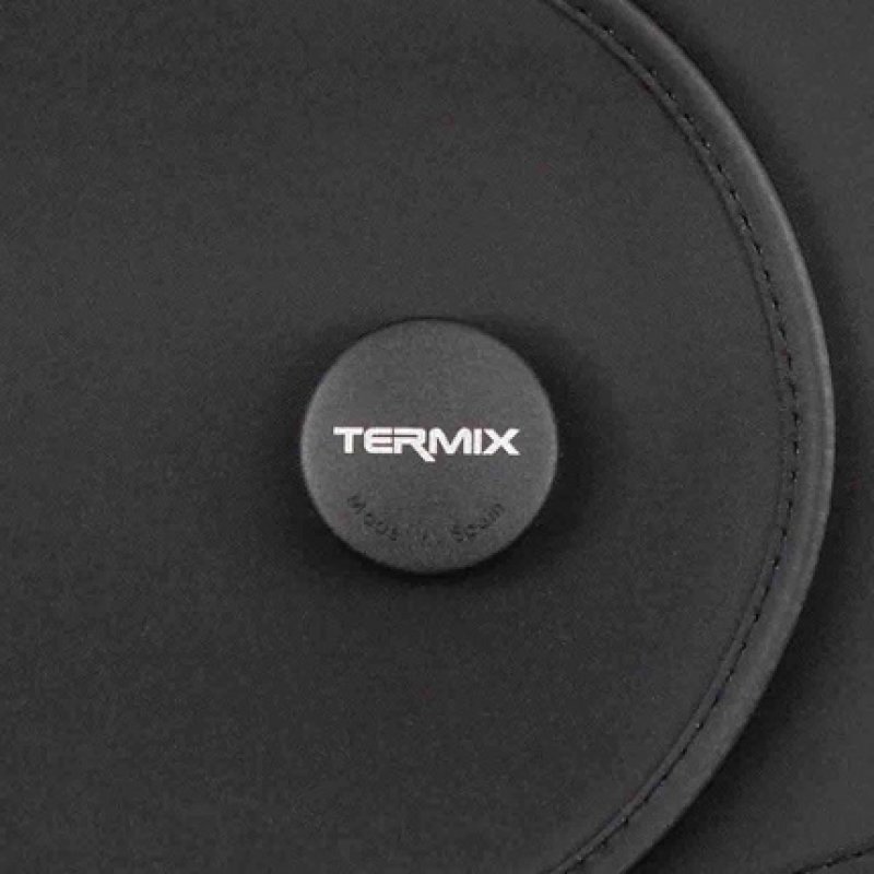 Termix Professional Hair Cutting Cape Large Black Waterproof with Magnetic Button