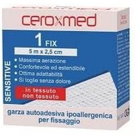 Ceroxmed Sensitive Self-Adhesive Gauze Fix Size 2m X 10cm