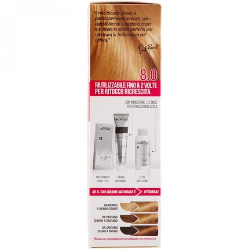 Franck Provost Permanent Hair Color 8.0 Light Blonde