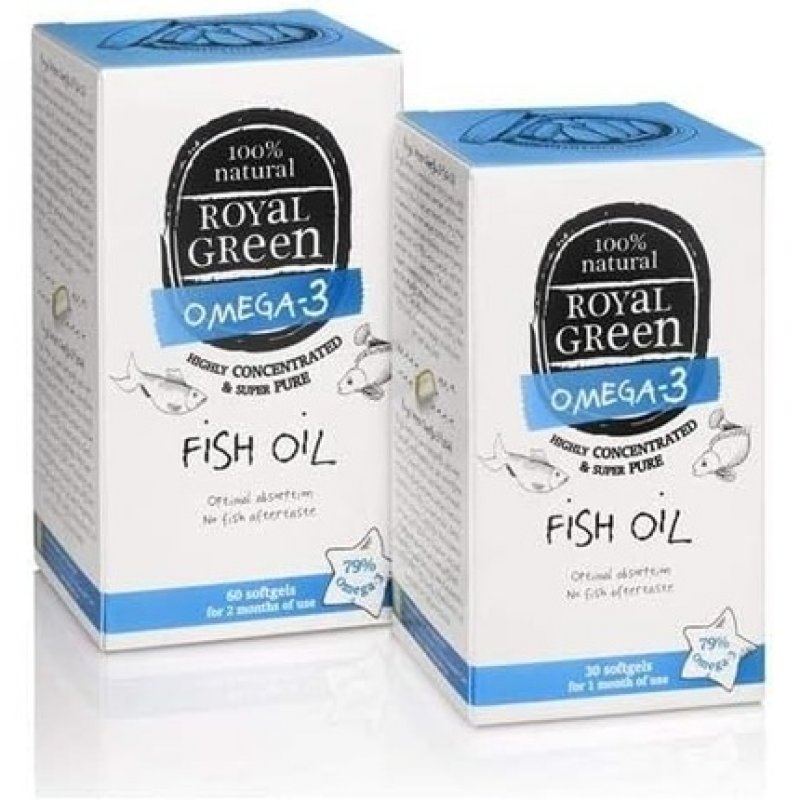 Royal Green Fish Oil Softgels 60