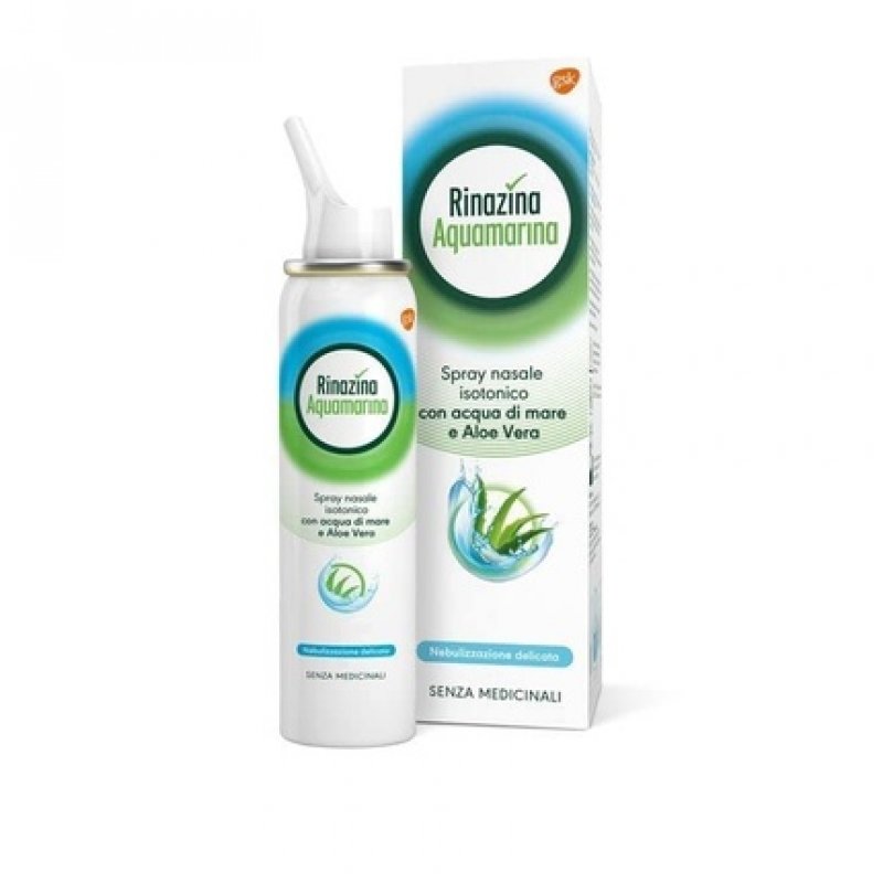 Rinazina Aquamarina Isotonic Aloe Spray Gentle Nebulization 100ml