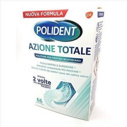 GSK Polident Total Action Daily Cleaner For Prostheses 66 Tablets