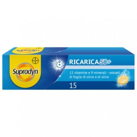 Supradyn Refill 50 Bayer 15 Effervescent Tablets