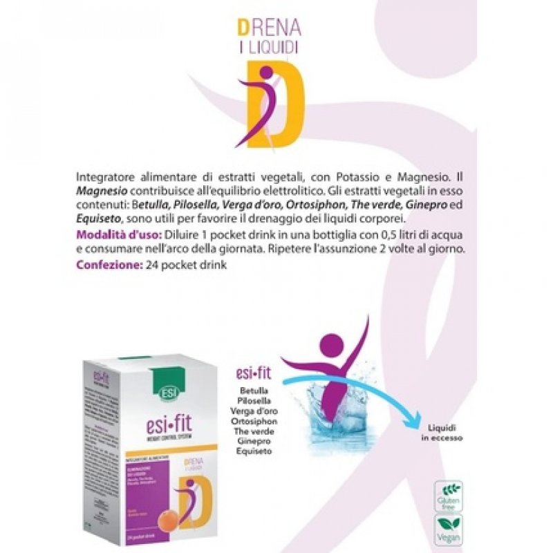 ESI Fit D Drena Liquid Elimination Supplement