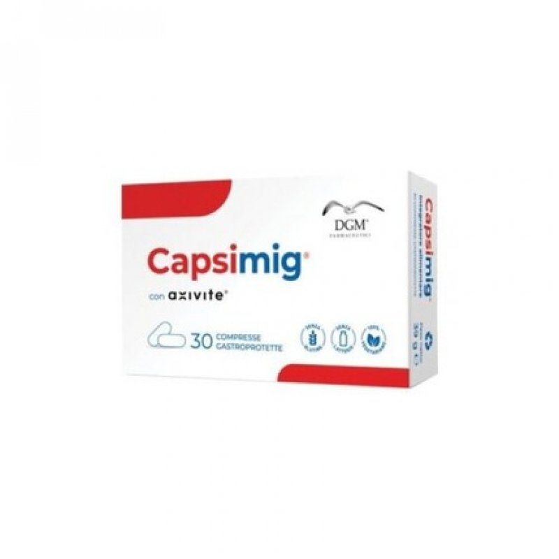DGM FARMACEUTICI Capsimig Bone and Joint Health Supplement 30 Tablets