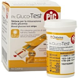 Pic GlucoTest Glucose Measurement Strips 25 Pieces