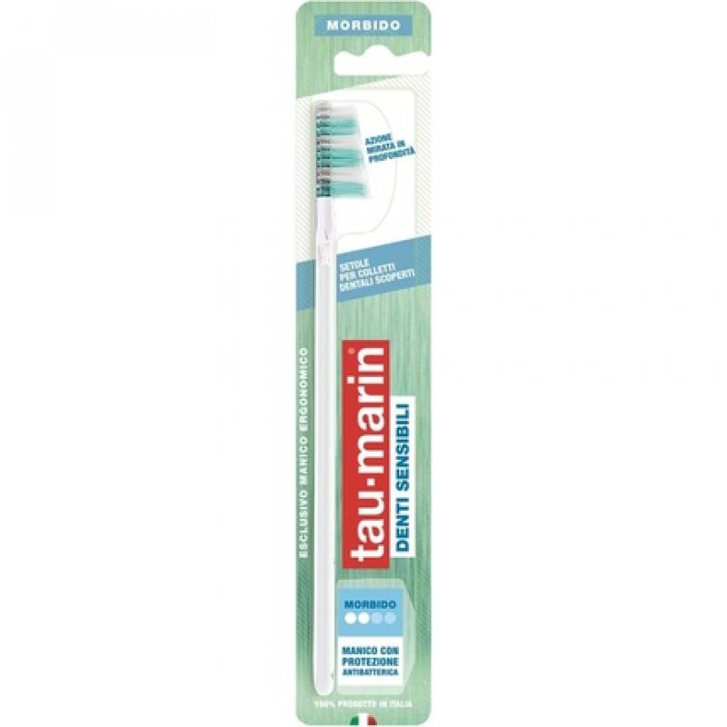 Tau-marin Sensitive Toothbrush for Sensitive Teeth with Antibacterial