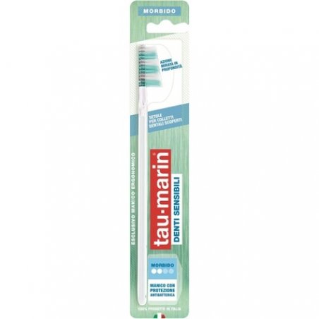 Tau-marin Sensitive Toothbrush for Sensitive Teeth with Antibacterial