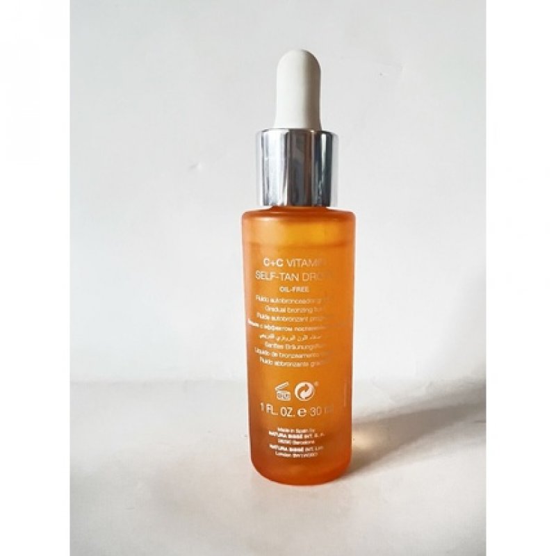 Natura Bisse C C Vitamin Cream Self Tan Drops 1oz/30ml NWOB
