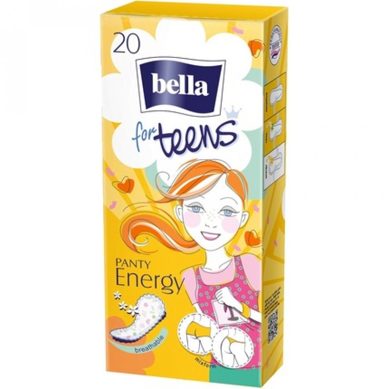 Bella for Teens Energy Panty Liners