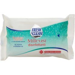 Fresh & Clean Milleusi Disinfectants Wet Wipes Antibacterial Action - Pack of 12