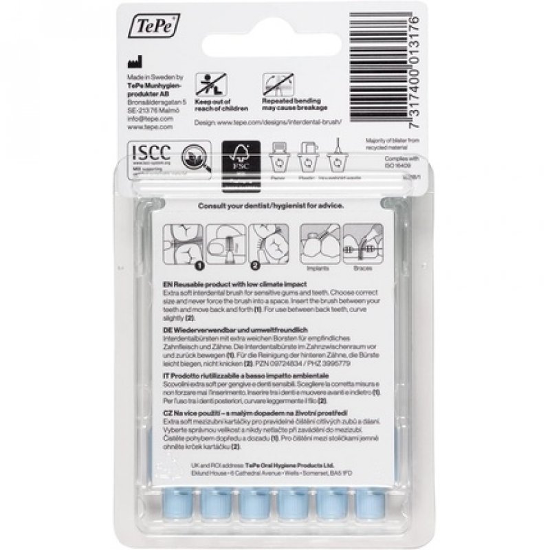 TePe Scov XSOFT Blu 0.6