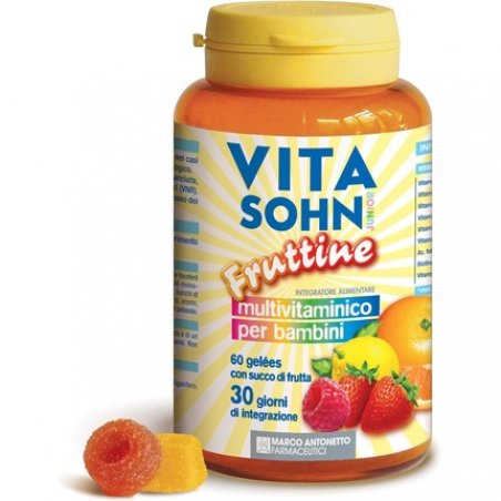 Chiesi Vitasohn Junior Fruttine Multivitamin Mineral 60 Candies