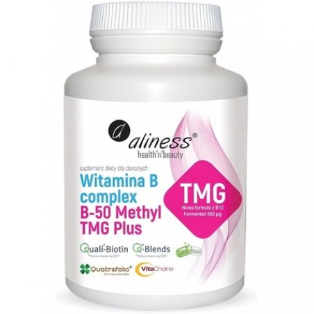 Vitamin B Complex B-50 Methyl TMG Plus 100 Capsules