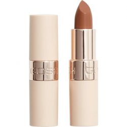 GOSH Luxury Nude Lipstick with Light Sheen Intense Nude Shades for Natural Lips 002 Undressed