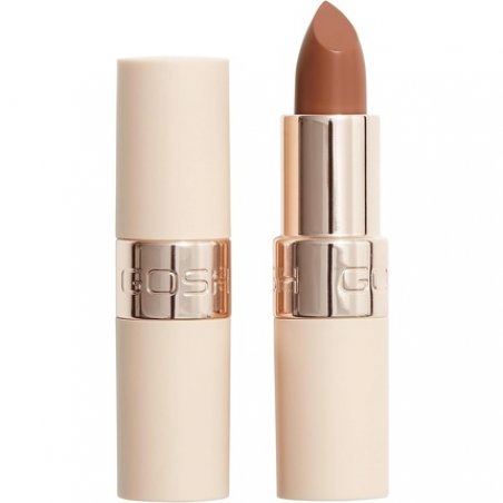 GOSH Luxury Nude Lipstick with Light Sheen Intense Nude Shades for Natural Lips 002 Undressed