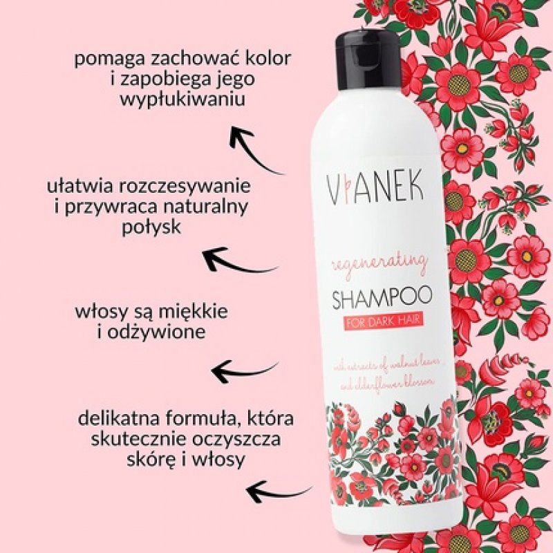 Sylveco Viana Regenerating Shampoo for Dark Hair 300ml